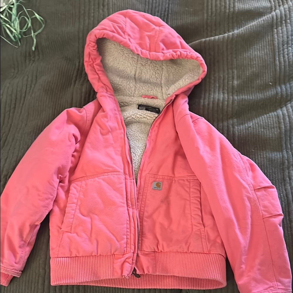 Carhartt Kids Pink Hooded Jacket